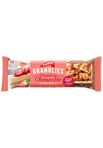 Granolies Oat Bar Strawberry Cheesecake